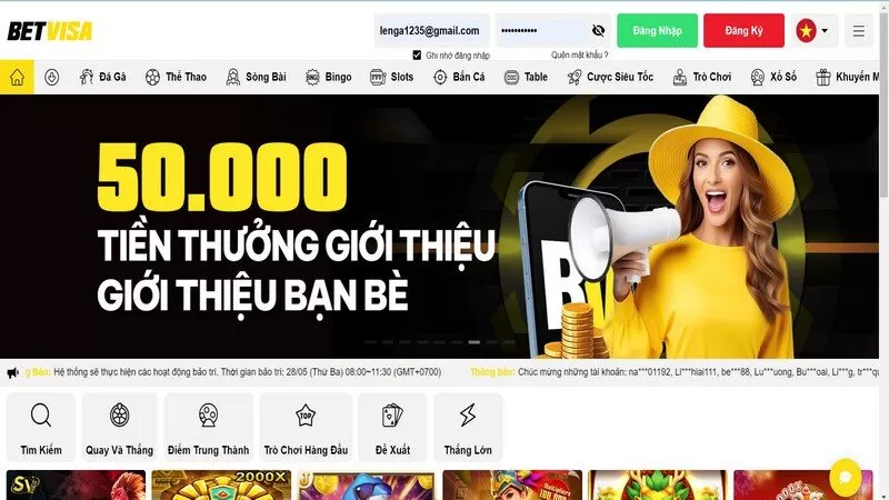 Betvisa đã nhanh chóng thu hút đông đảo thành viên bằng chính chất lượng Betvisa đã nhanh chóng thu hút đông đảo thành viên bằng chính chất lượng